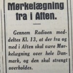 Notits fra Holbæk Amts Socialdemokrat, 9. april 1940.