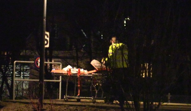 En mand omkom tirsdag aften da han blev påkørt af regionaltoget ved Vipperød Station. Foto: Michael Johannessen.