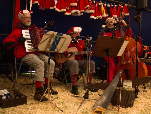 Julemusik skal der til, når Andelslandsbyen Nyvang holder julemarked. PRfoto: Andelslandsbyen Nyvang.