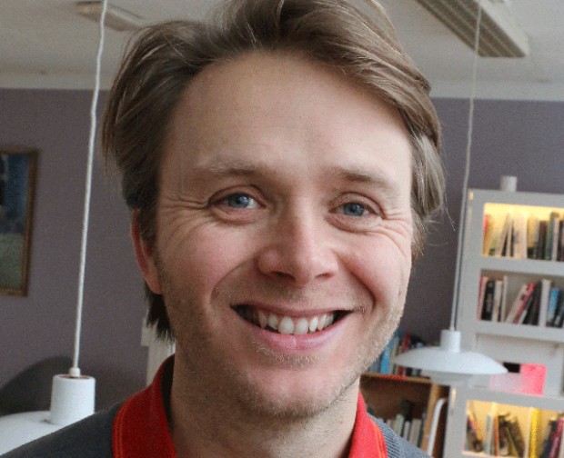 Jakob Kousgaard Mikkelsen fortæller om H.C. Andersens liv og forfatterskab. PRfoto.