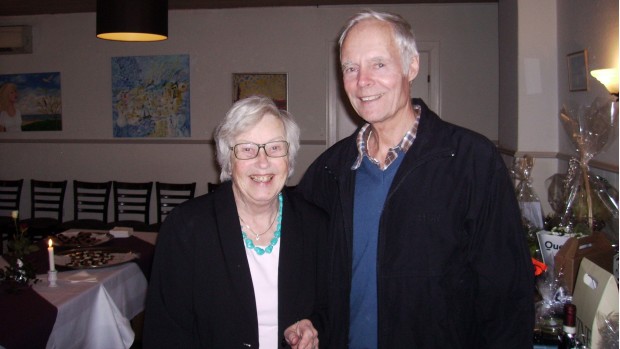 Margit og Carsten Roug ved afskedsreceptionen. Foto: Merete Ruud Hansen