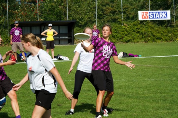 Eliten inden for Ultimate Frisbee er samlet i Holbæk til DM i denne weekend. Foto: Michael Johannessen.