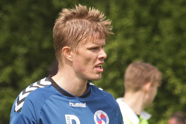 Frederik Tingager var med, at OBs reserver tabte til FC Midtjyllands reservehold. Arkivfoto: Rolf Larsen.