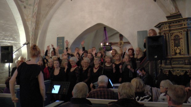 UpRisings Gospelkoncert i Gislinge Kirke. Foto: Jesper von Staffeldt.
