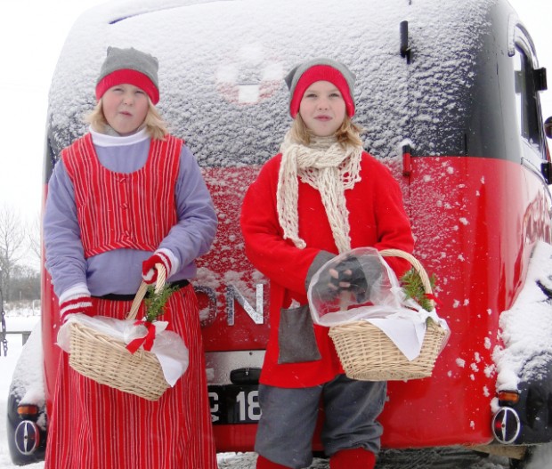 Der er masser af hyggelig gammeldags jul i Andelslandsbyen Nyvang.  PR foto.