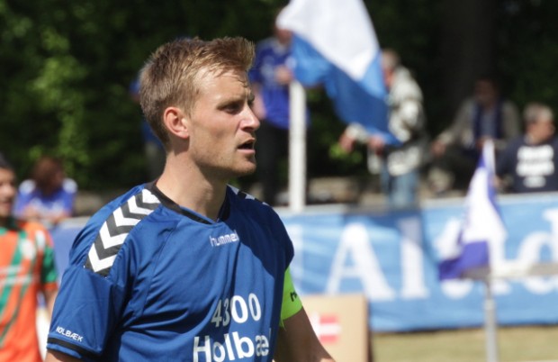 Kristian Holm har valgt at forlænge med Holbæk B&I. Foto: Rolf Larsen.