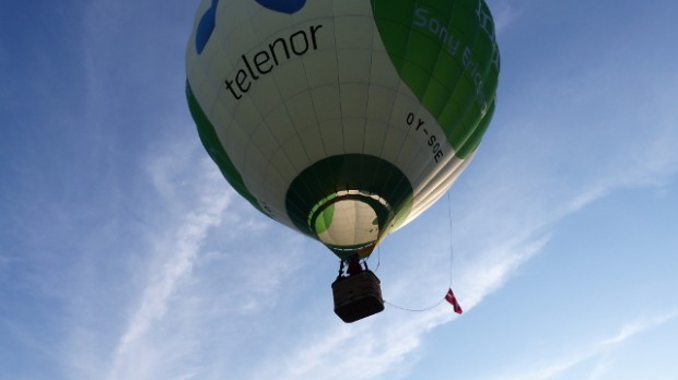 Ballonopstigning i en smuk sommeraften. Foto: Jesper von Staffeldt.