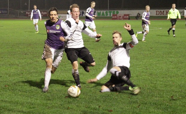 Nordvest FC tabte på hjemmebane til B1908 på trods af et indimellem godt spil. Foto: Rolf Larsen.