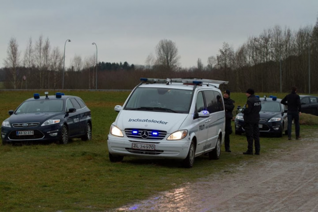 Politiet leder efter en ældre mand på Holbæk Fælled. Foto: Michael Johannessen.
