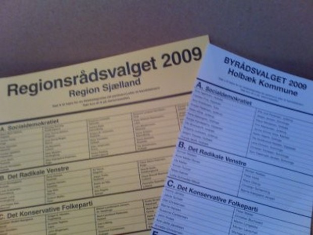Der var både frem- og tilbagegang for de politiske partier var kommunalvalget i 2009.  Arkivfoto: Rolf Larsen.